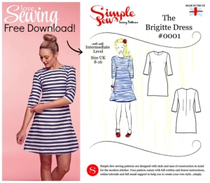 FREE PATTERN - Brigitte dress pattern by Love Sewing Mag and brought to you by www.feedourlife.blog