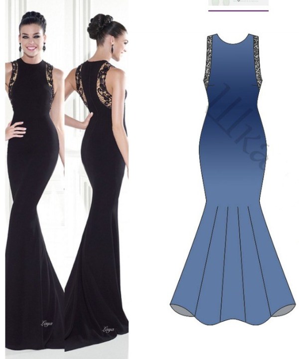 FREE PATTERN - Evening dress pattern by Tank Ediz and brought to you by www.feedourlife.blog
