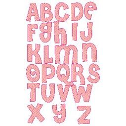 Cherie Alphabet embroidery design set {BunnyCup}