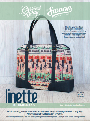 Linette Business bag sewing pattern