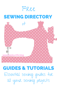 sewing directory of guides and tutorials