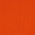 Ben Textiles orange poly cotton broad cloth fabric by the yard
