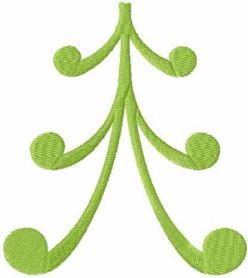 Christmas Tree free embroidery design 