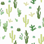 Stitch & sparkle fabrics, tropical strong cactus cotton fabrics, cut by the yard