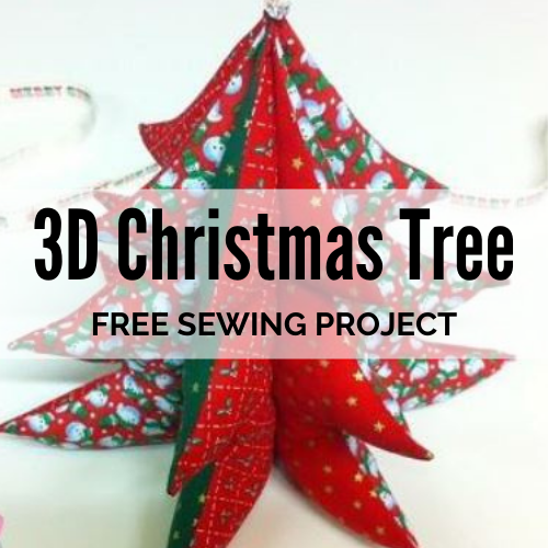 FREE: 3D Christmas Tree Sewing Project – Feed Our Life