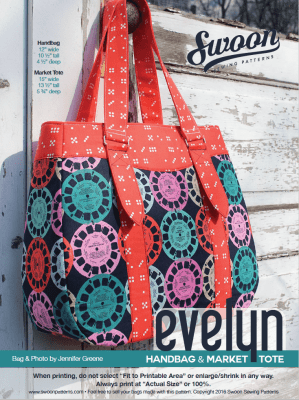 Evelyn handbag & market tote sewing pattern