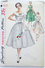 vintage paper sewing pattern
