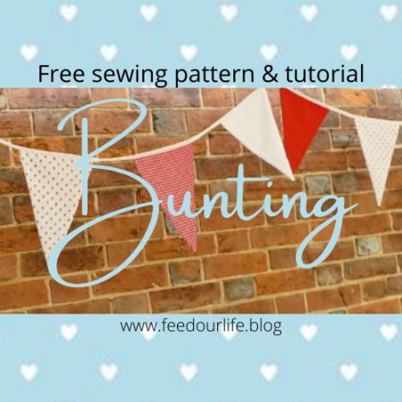 Bunting pattern and tutorial
