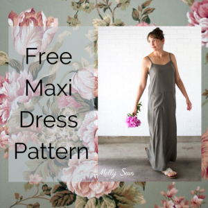 Free summer maxi dress pattern