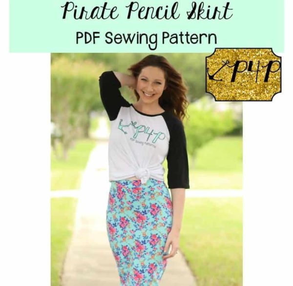 FREE pencil skirt pattern from Patterns for Pirates