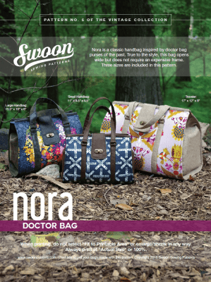 Nora Doctor bag sewing pattern