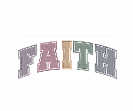 Free Faith religious machine embroidery design by www.feedourlife.blog